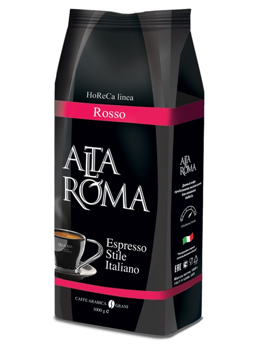 Кофе в зернах  Alta Roma Rosso (Альта Рома Россо)  1 кг, вакуумная упаковка 000010 - фото 379