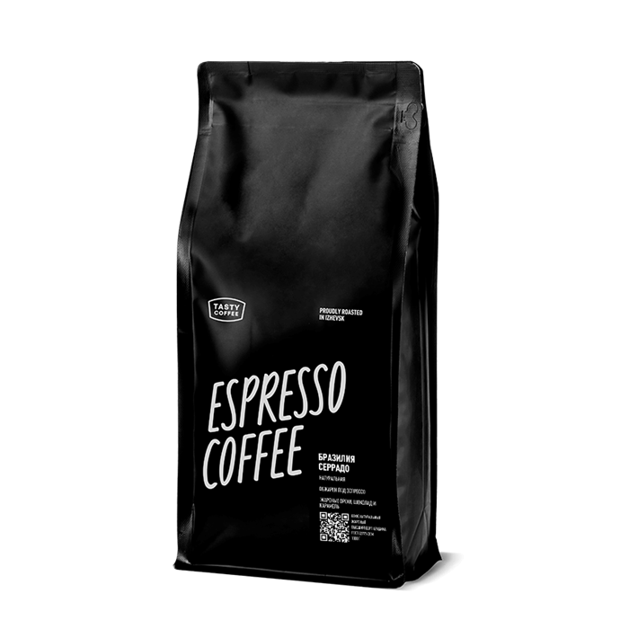 КОФЕ В ЗЕРНАХ TASTY COFFEE ЭСПРЕССО-СМЕСЬ БРАЗИЛИЯ СЕРРАДО 1 КГ, ВАКУУМНАЯ УПАКОВКА artid4504 - фото 68