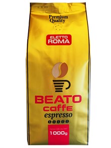Кофе в зернах Beato Eletto (E) ROMA (Беато Элетто Е РОМА)  1 кг, вакуумная упаковка 003492